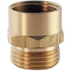 PlumbCraft Brass 3/4 in. D X 3/4 in. D Hose Adapter 1 pk