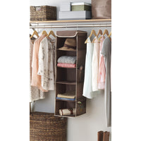 Whitmor 42 in. H X 12 in. W X 11.5 in. L Fabric Hanging Vertical Closet Organizer