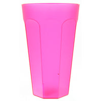 B&R Plastics 17 oz Gel Gem Pink Tumbler