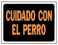 Hy-Ko Spanish Black Informational Sign 9 in. H x 12 in. W (Pack of 10)