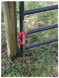 Livestock Gate Anchor, Round Tube, 1.75 to 2-In.