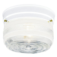 Westinghouse 4.5 in. H X 6.75 in. W X 6.75 in. L White Ceiling Fixture