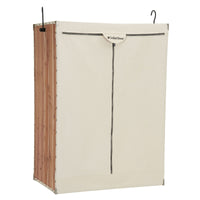 Household Essentials Cedar Stow 43.37 in. H X 30.37 in. W X 19.8 in. L Canvas Wardrobe Closet