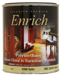 Polyurethane Varnish, Interior, Satin, 1-Qt.