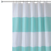 InterDesign 26911 Blue & White Zeno Shower Curtain