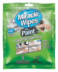 Miracle Brands  MiracleWipes  Fiber Blend  MiracleWipes  12 in. W x 6 in. L 5 pk