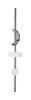 Danco 3/16 in. D Chrome Pop-Up Ball Rod