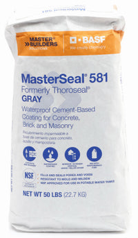 BASF MasterSeal 581 Thoroseal Gray Cement-Based Waterproof Coating 50 lb