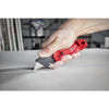 Milwaukee Fastback 7-1/4 in. Press and Flip Folding Utility Knife Red 1 pc