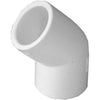 Genova Products 30605 1/2" PVC Sch. 40 45º Elbows (Pack of 25)