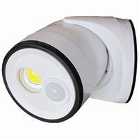 Motion Sensor  COB Security LED Floodlight, White, 400 Lumens, Battery Operated