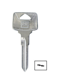 Hy-Ko Traditional Key Automotive Key Blank Double sided For Volvo (Pack of 10)