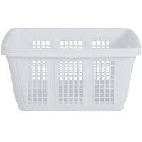 Rubbermaid FG296585WHT White Laundry Basket (Pack of 8)