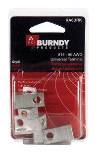 Burndy  6 AWG Universal Terminal  5 pk