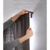 Umbra Bronze Twilight Room Darkening Drapery Rod 48 in. L X 88 in. L