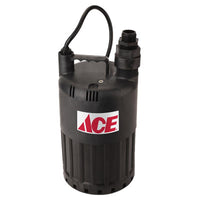 Ace 1/2 HP 3180 gph Thermoplastic Switchless AC Utility Pump