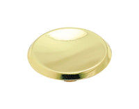 Amerock  Allison  Round  Cabinet Knob  1-1/2 in. Dia. 5/8 in. Polished Brass  1 pk