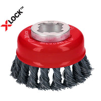 Diablo X-Lock Knotted Cup Brush, Metal, 2.75-In.