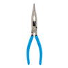 Channellock 7.45 in. Carbon Steel Bent Long Nose Cutting Pliers