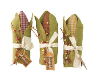 Celebrations  Fabric Corn  Fall Decoration  9 in. H x 3 in. W 1 pk (Pack of 6)