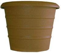 Akro Mils MSA08001E21 8" Chocolate Marina Planter (Pack of 10)