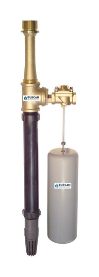 Burcam 1200 GPH Brass Vertical Float Switch Backup Sump Pump 15 H ft.