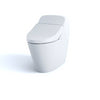 TOTO® WASHLET® G400 Bidet Seat with Integrated Dual Flush 1.28 or 0.9 GPF Toilet with PREMIST, Cotton White - MS920CEMFG#01