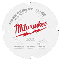 Milwaukee  7-1/4 in. Dia. x 5/8 in.  Fiber Cement Blade  Polycrystalline Diamond  4 teeth 1 pk