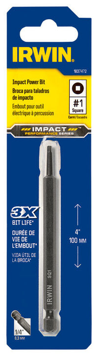 Irwin  Impact Ready Drill Bit  Steel  1 pc.