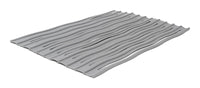 Ta Da 1/4 in. L X 18-7/16 in. W X 0.25 in. H Gray Silicone Drying Mat