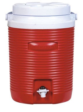 Rubbermaid Victory 2 Gal. Red Cooler FG153004MODRD - The Home Depot