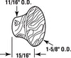 Prime-Line Raw Knob Right or Left Handed