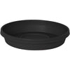 Bloem Terra 2 in. H X 11.25 in. D Plastic Plant Saucer Black