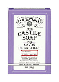 J.R. Watkins Lavender Scent Castile Soap 8 oz. (Pack of 12)