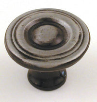 Ultra Hardware 41532 1-1/8 Antique Steel Trendset High Density Zinc Knob