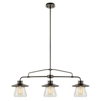 Globe Electric  Oil Rubbed Bronze  Brown  3 lights Pendant Light