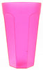 B&R Plastics 17 oz Gem Gel Pink Tumbler