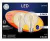 GE G25 E26 (Medium) LED Bulb Soft White 40 Watt Equivalence 2 pk