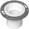 Charlotte Pipe Schedule 40 4 in. Hub  T X 3 in. D Hub  PVC Closet Flange (Pack of 25)