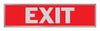 Hy-Ko English Exit Sign Aluminum 2 in. H x 8 in. W (Pack of 10)