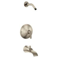 Brushed nickel Posi-Temp(R) tub/shower