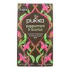 Pukka Herbal Teas Tea - Organic - Peppermint and Licorice - 20 Bags - Case of 6