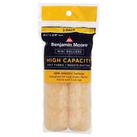 Benjamin Moore Wool 6-1/2 in. W X 3/8 in. Mini Roller 2 pk