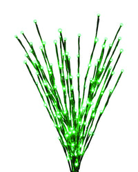 Celebrations Platinum LED Green 32 in.   Yard Decor Light Burst (Pack of 6)