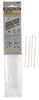 Calterm 8 in. L White Cable Tie 17 pk