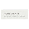 Tazo Tea Organic Green Tea - Case of 6 - 20 BAG