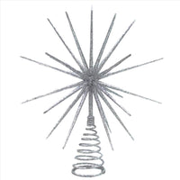 Celebrations Home Silver Burst Indoor Christmas Decor 14 in.