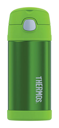 Thermos FUNtainer 12 oz Vacuum Insulated Lime Green BPA Free Thermos Bottle