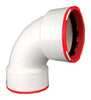 Connectite Schedule 40 3 In. Hub  X 3 In. Dia. Hub Pvc Bend Elbow