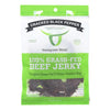 Homegrown Meats - Jerky Grs Fed Black Pepper - Case of 24 - 2.5 OZ